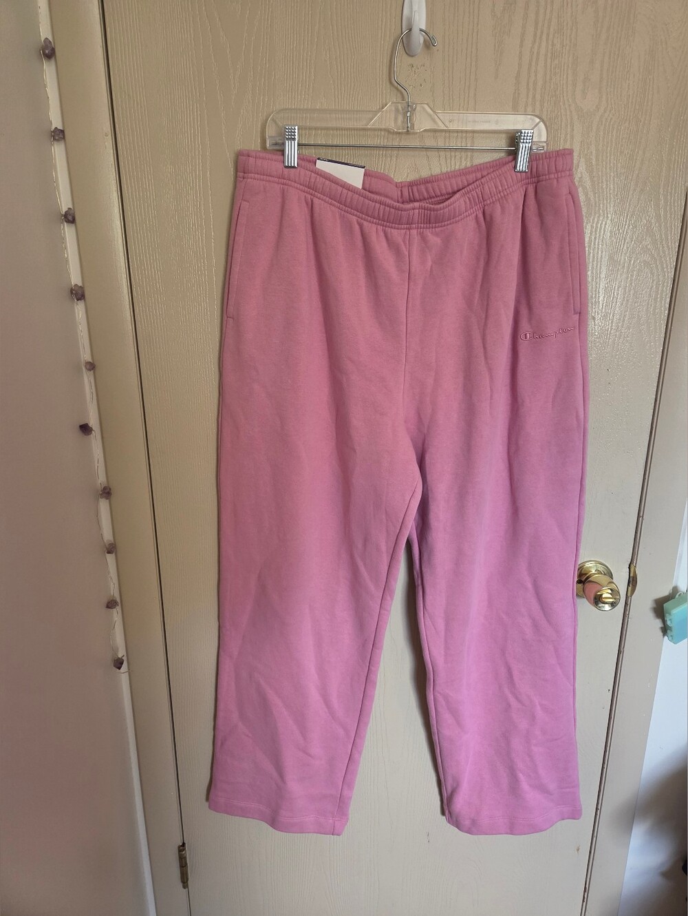 Champion Medium Pink Athleisure Flare Sweatpants Womens Size XXL NWT